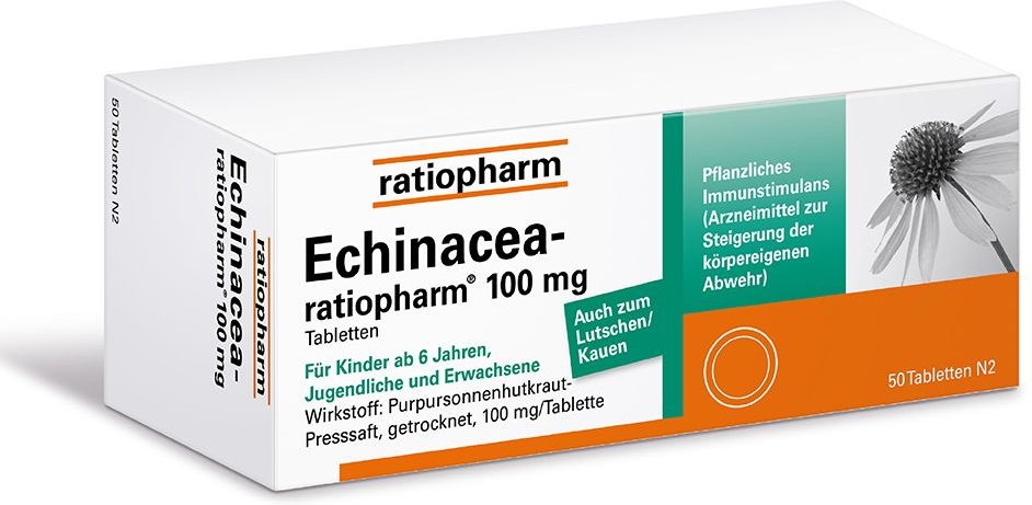 Echinacea-Ratiopharm 100 mg Tabletten 50 St