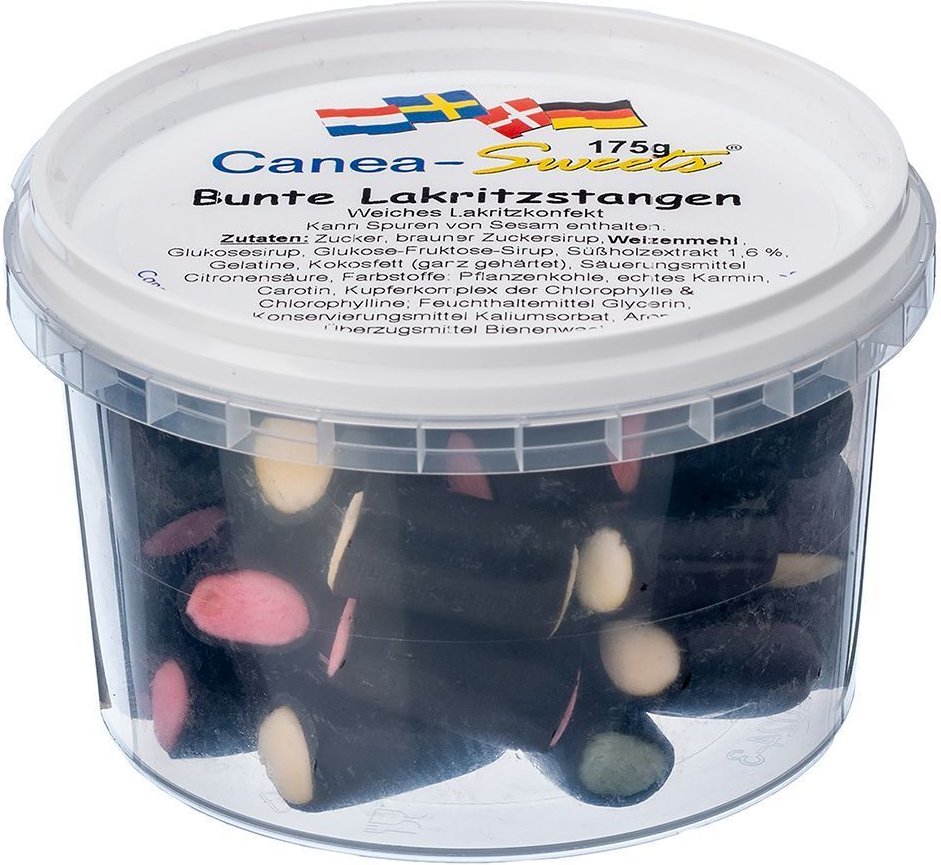 Bunte Lakritzstangen 175 g Bonbons