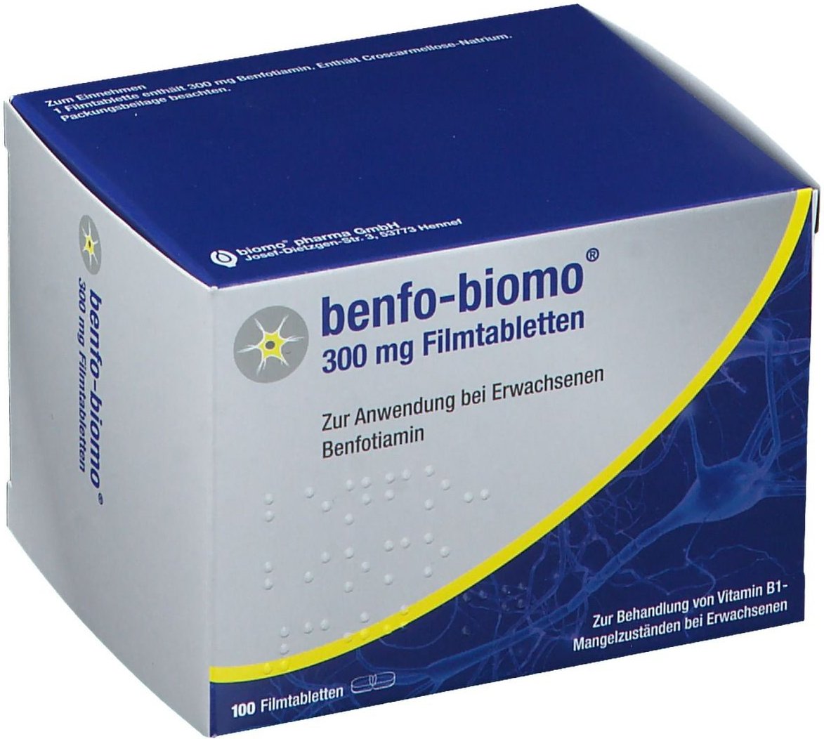 BENFO-biomo 300 mg Filmtabletten 100 St