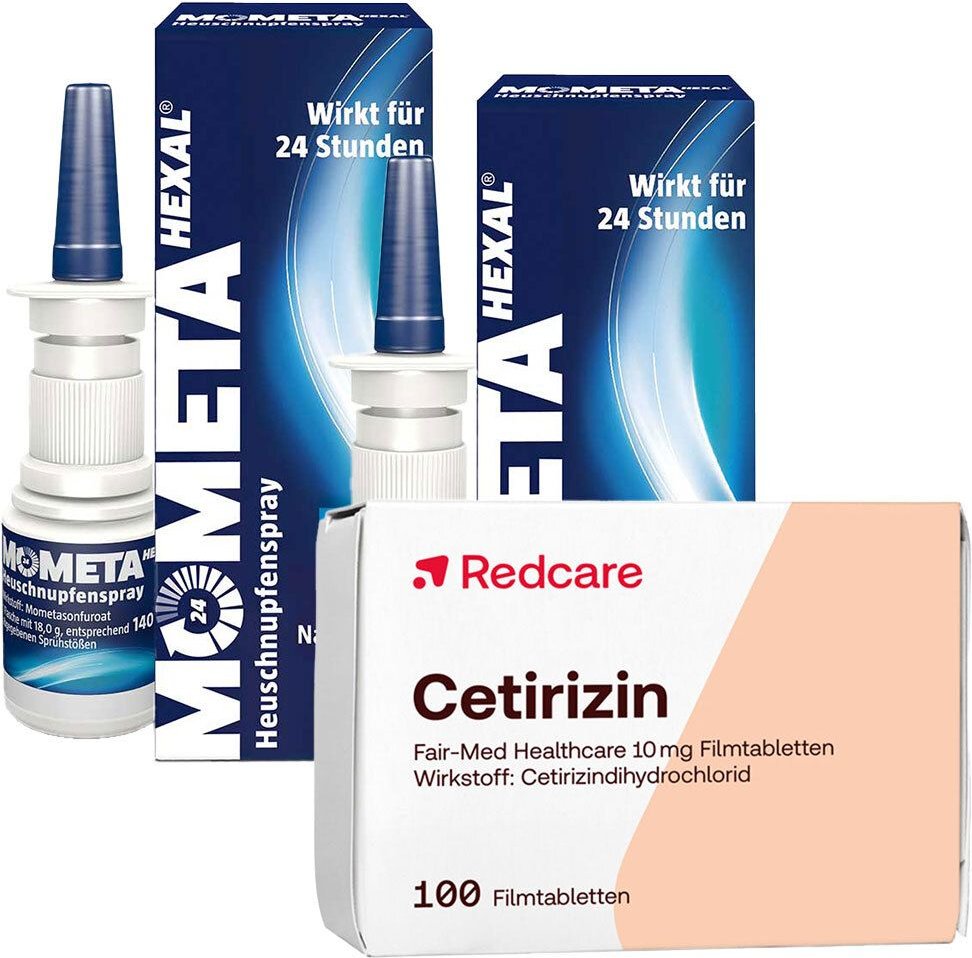 Redcare Cetirizin Fair-Med Healthcare + MometaHEXAL® Allergie-Nasenspray Doppelpack 1 St Set