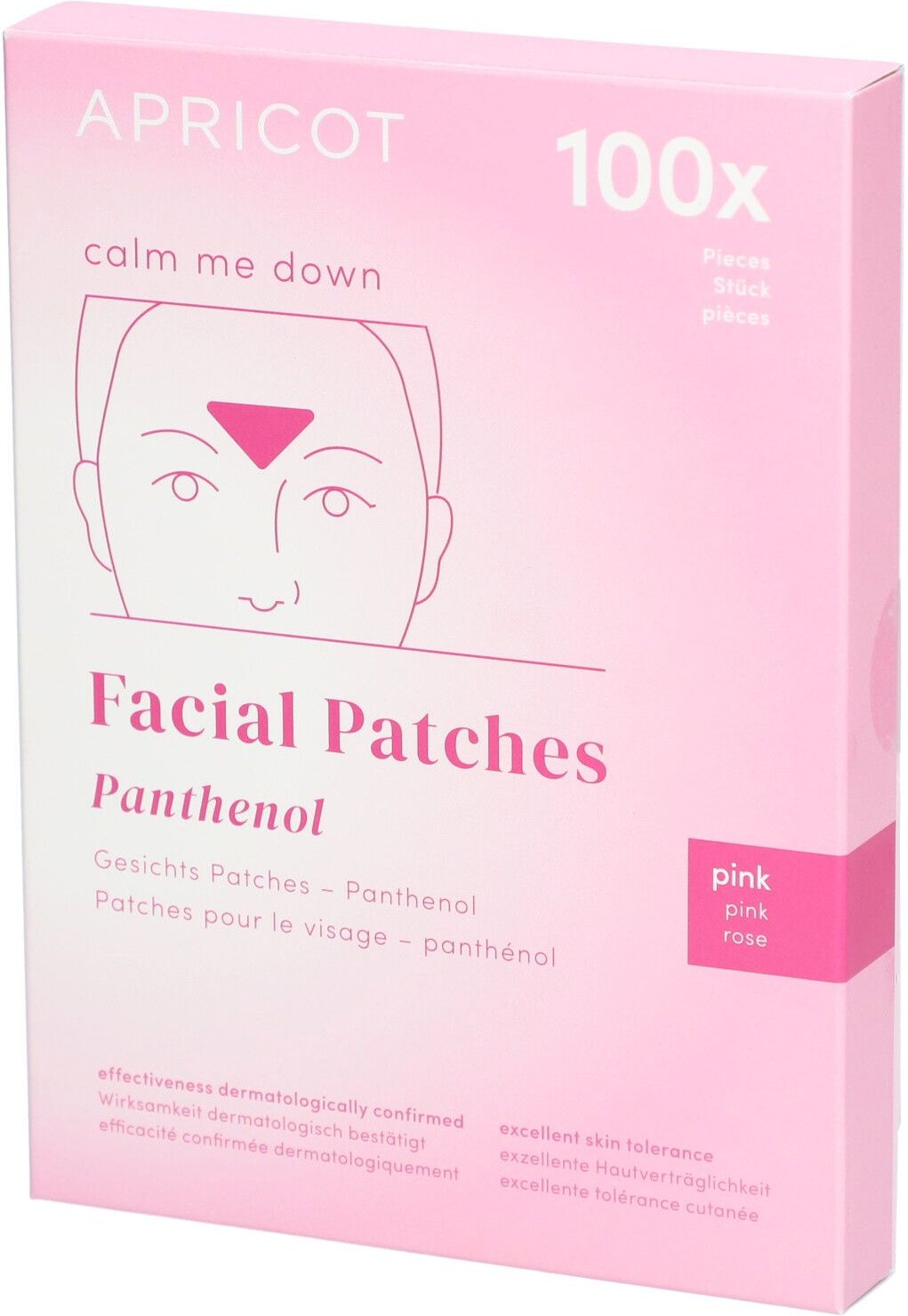Apricot Facial Patches Panthenol 100 St Pflaster