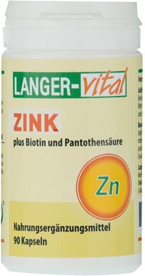 ZINK+VIT.B5+Biotin Kapseln 90 St