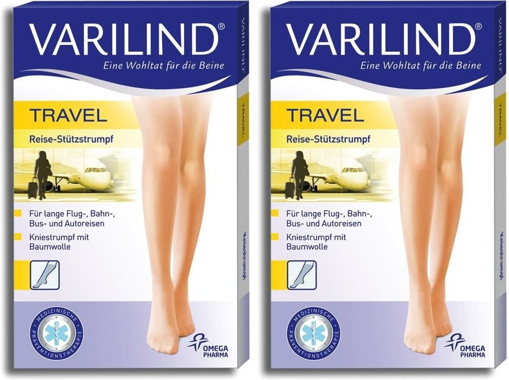 Varilind Travel 180den AD L BW schwarz 2x 2x2 St