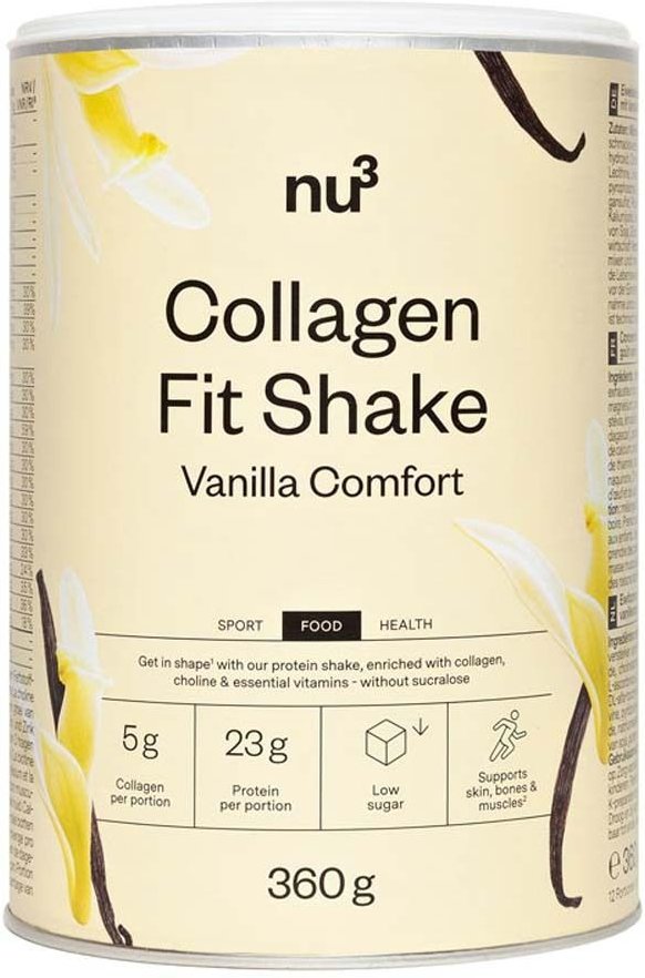 nu3 Collagen Fit Shake Vanilla Comfort Co 360 g Pulver