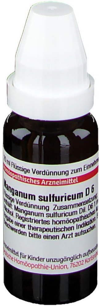 Manganum Sulfuricum D 6 Dilution 20 ml