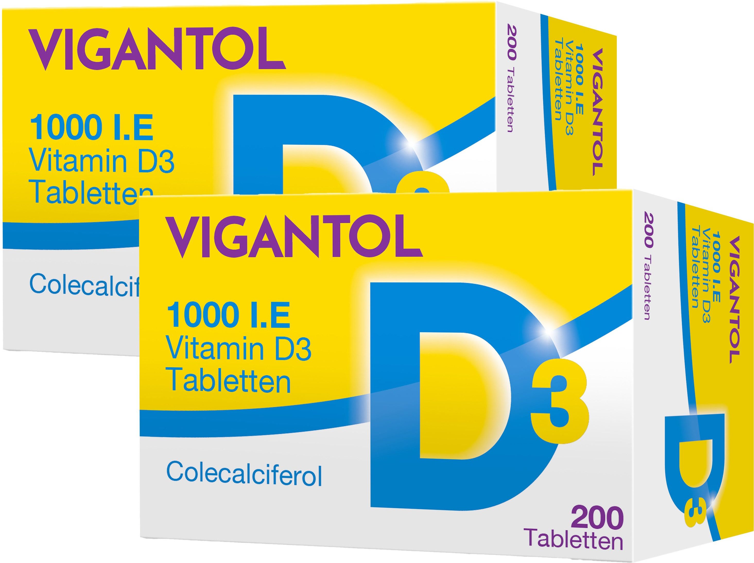Vigantol 1000Ie VIT D3 2x200 St Tabletten