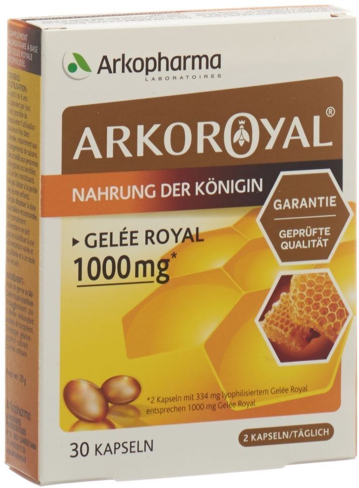 Arkoroyal Kaps 1000 mg 30 Stk St Kapseln