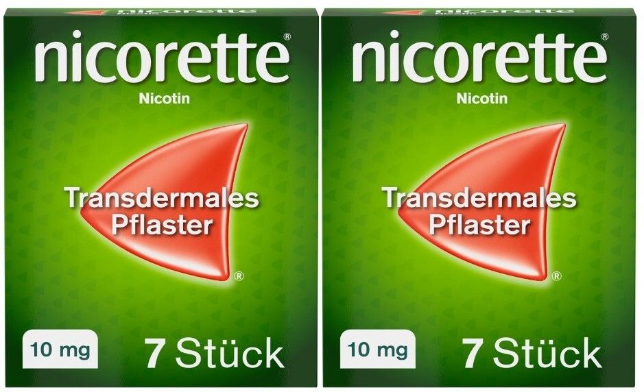 nicorette® TX Pflaster 10 mg x2 2x7 St transdermal