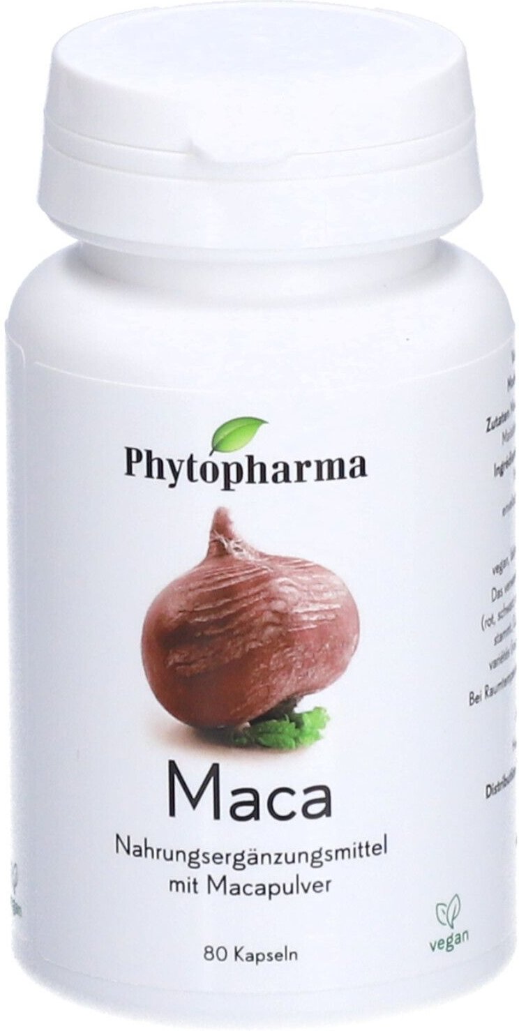 Thumbnail - Phytopharma Maca Kaps 409 mg pflanzlich 80 Stk St Kapseln