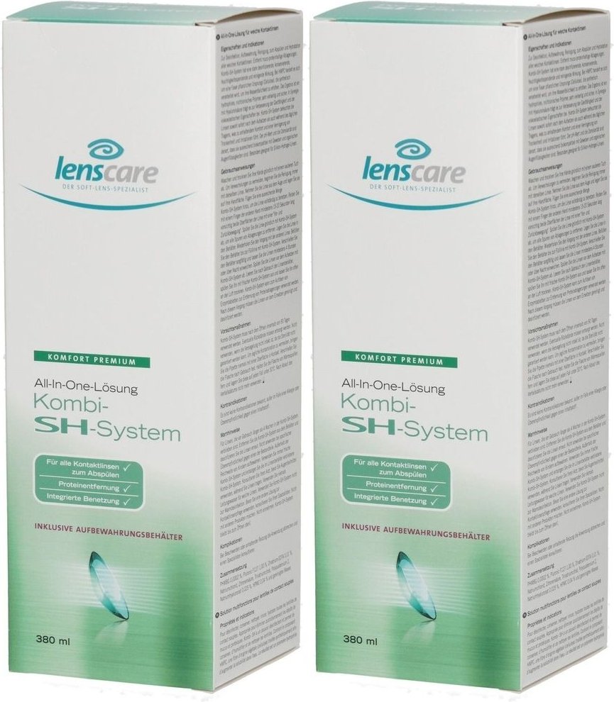 Lenscare Kombi SH Sys+1Beh x2 2x380 ml Lösung