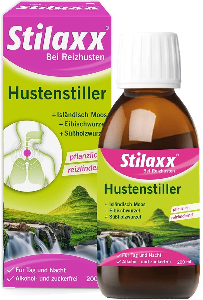 Stilaxx Hustenstiller Isländisch Moos Erwachsene 200 ml Sirup