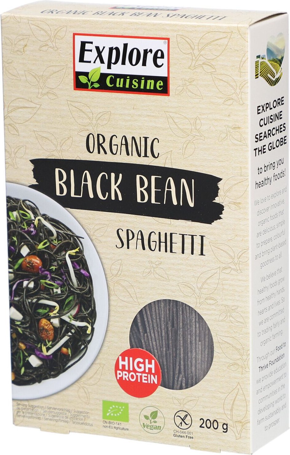 Explore Cuisine Spaghetti schwarze Bohne Bio 200 g Sonstige