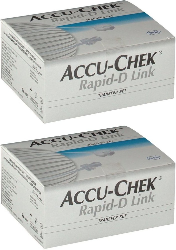 Accu-Chek Rapid-D Link Transfer Set 50 2x 2x10 St Katheter
