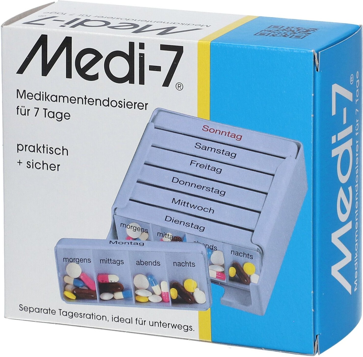 Medi 7 Medikamentendos.f.7 Tage blau 1 St Dose
