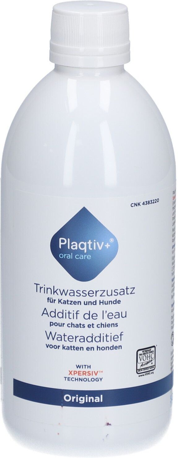 Plaqtiv+ Water Additive VET 500 ml Lösung