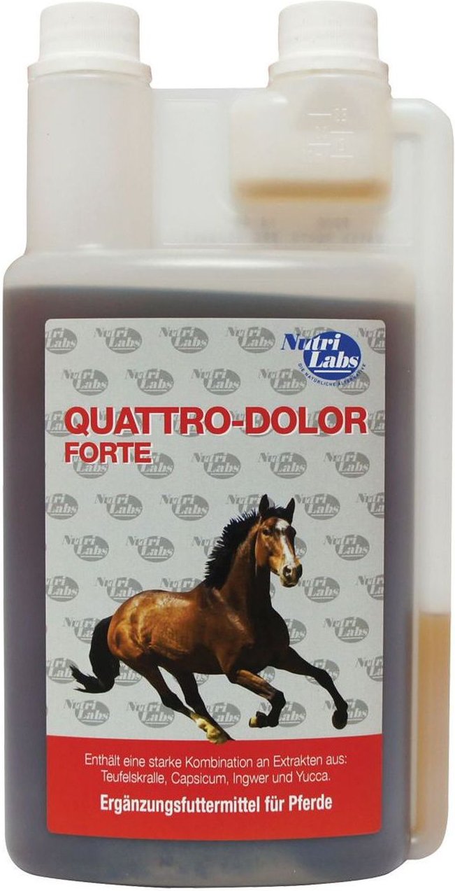 Quattro Dolor forte flüssig f.Pferde 1 l Flüssigkeit