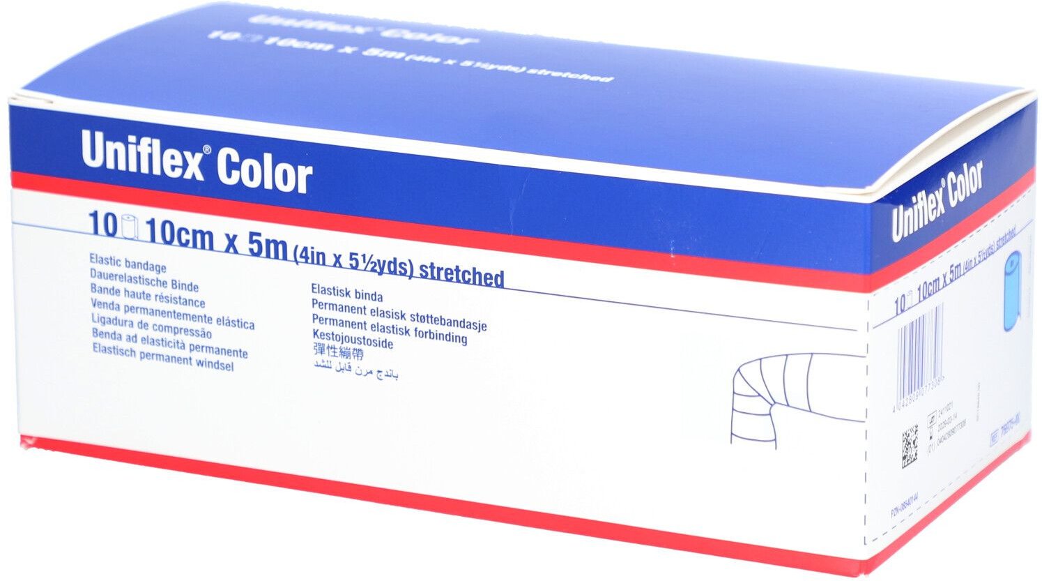 Uniflex Universal Binden 10 cmx5 m blau St