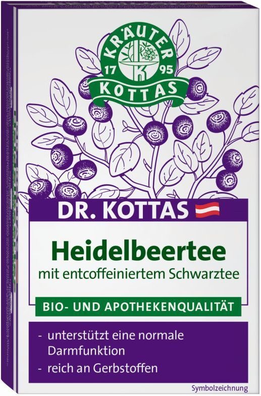 Thumbnail - Dr.kottas TEE Heidelbeer 20 St Filterbeutel