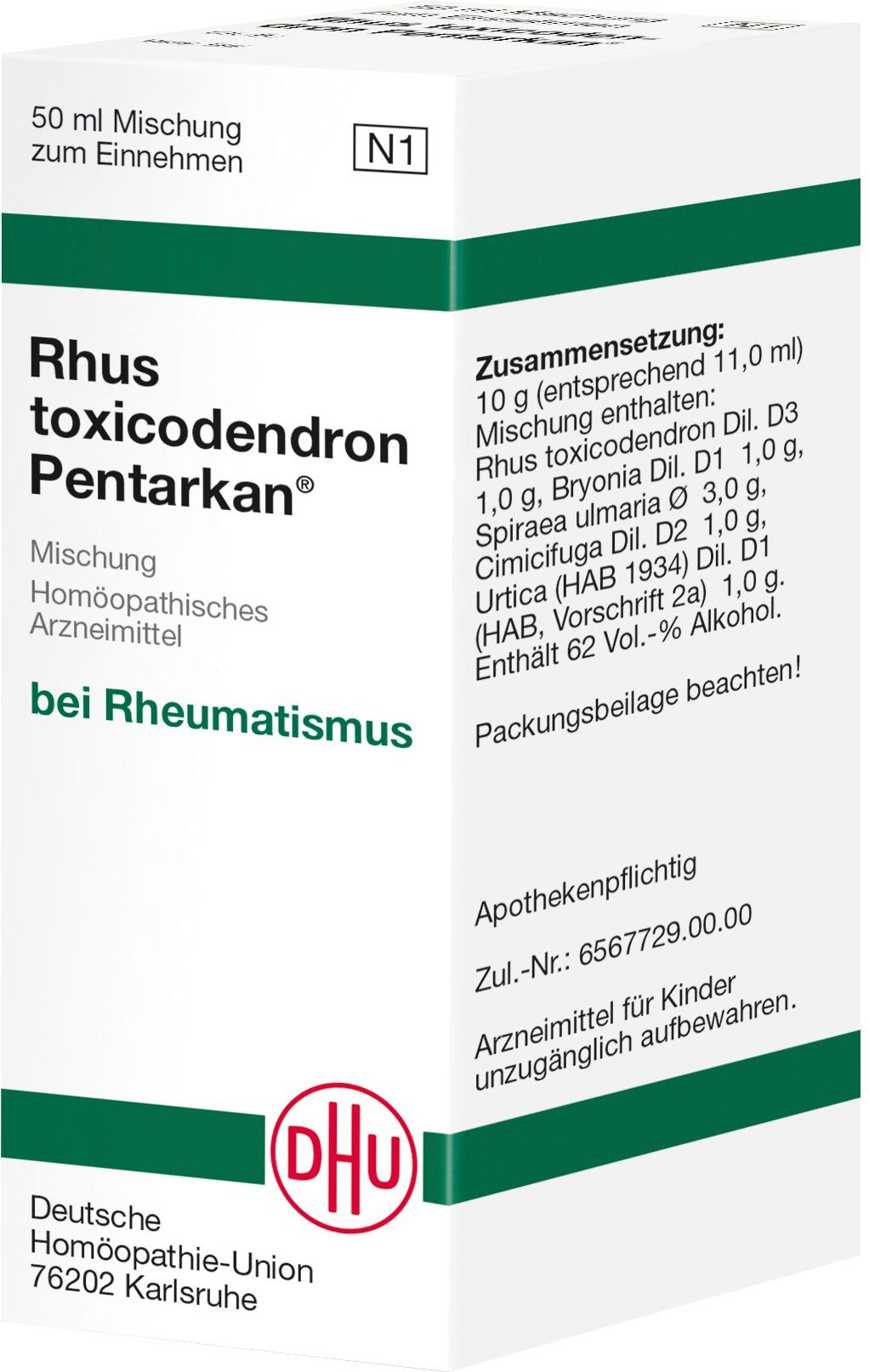 DHU Rhus toxicodendron Pentarkan Liquidum