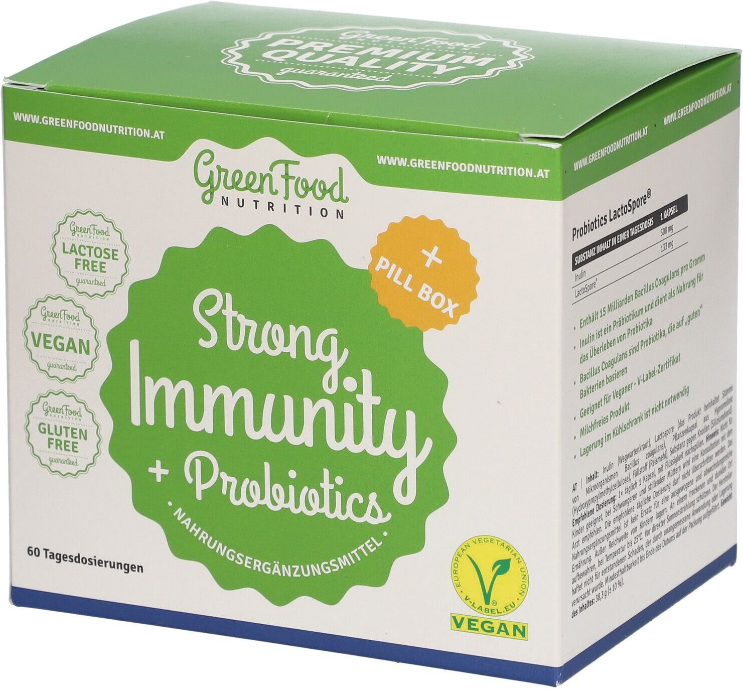 GreenFood Nutrition Strong Immunity + Probiotics 1 St Kapseln