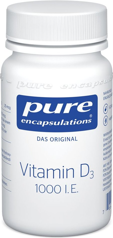 Pure Encapsulations Vitamin D3 1000 I.e. Kapseln 60 St