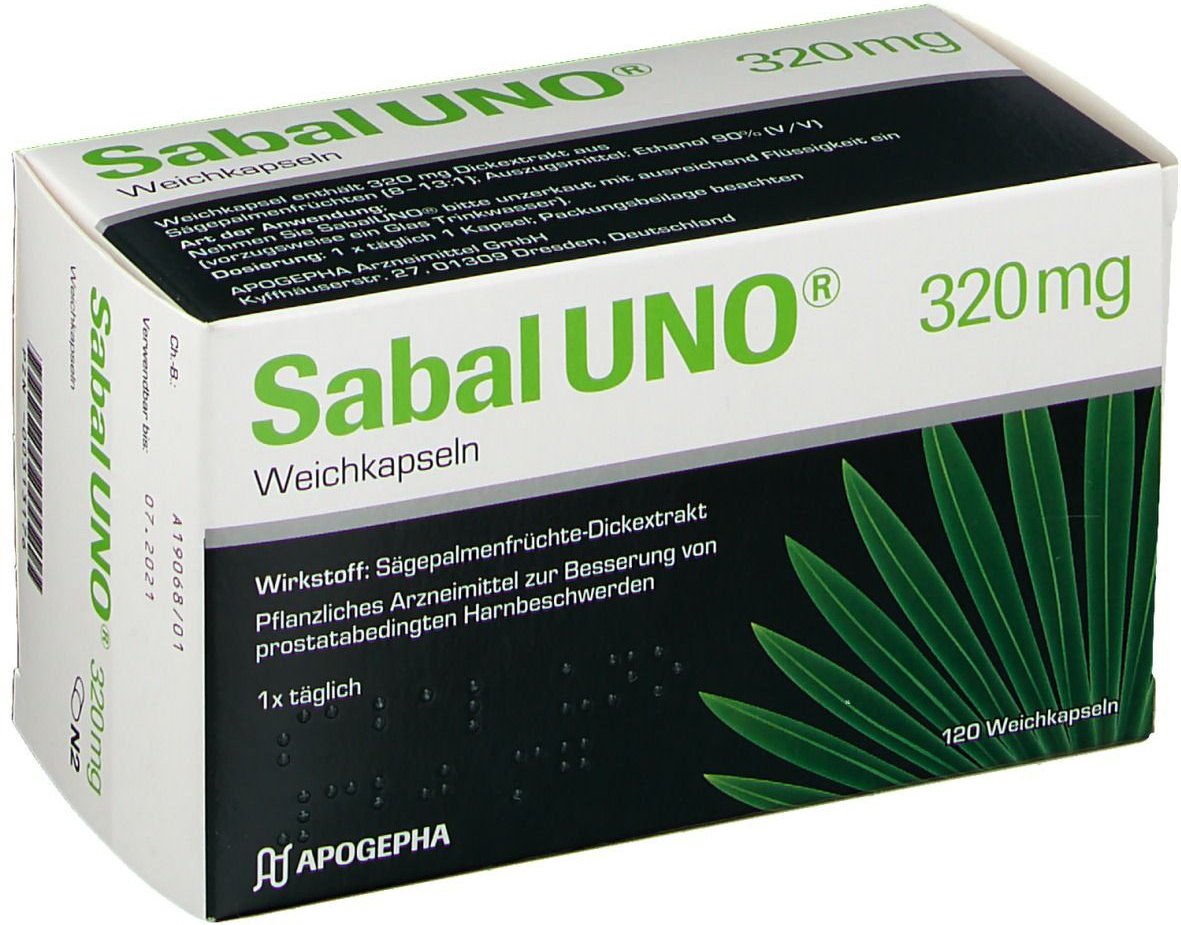 Thumbnail - Sabal UNO 320mg Weichkapseln