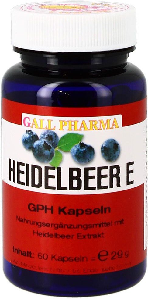 Heidelbeer E 400 mg Kapseln 60 St