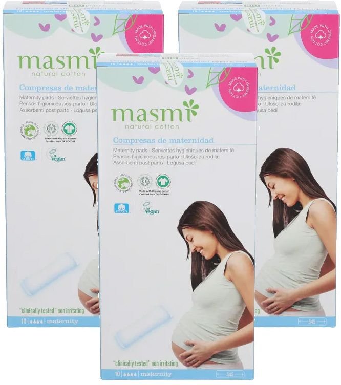 3x masmi Wochenbetteinlagen 3x10 St Einreibung