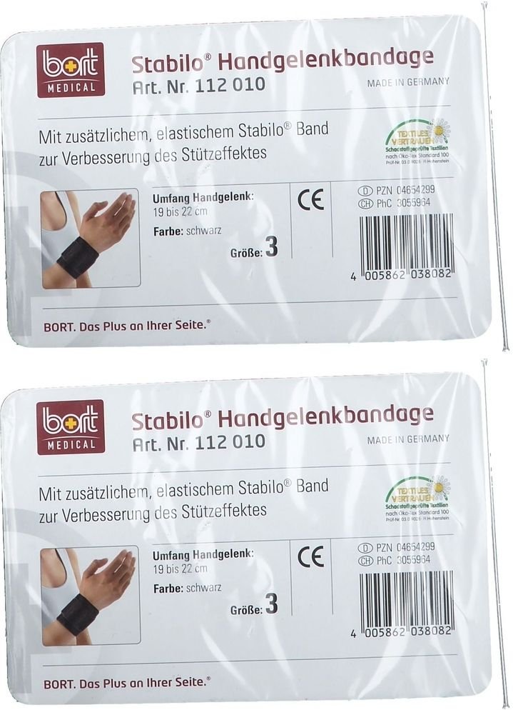 Bort Stab Handgel BA Schw3 x2 2x1 St Bandage(s)
