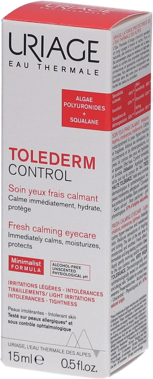 Uriage Tolederm Control Augenpflege 15 ml Creme