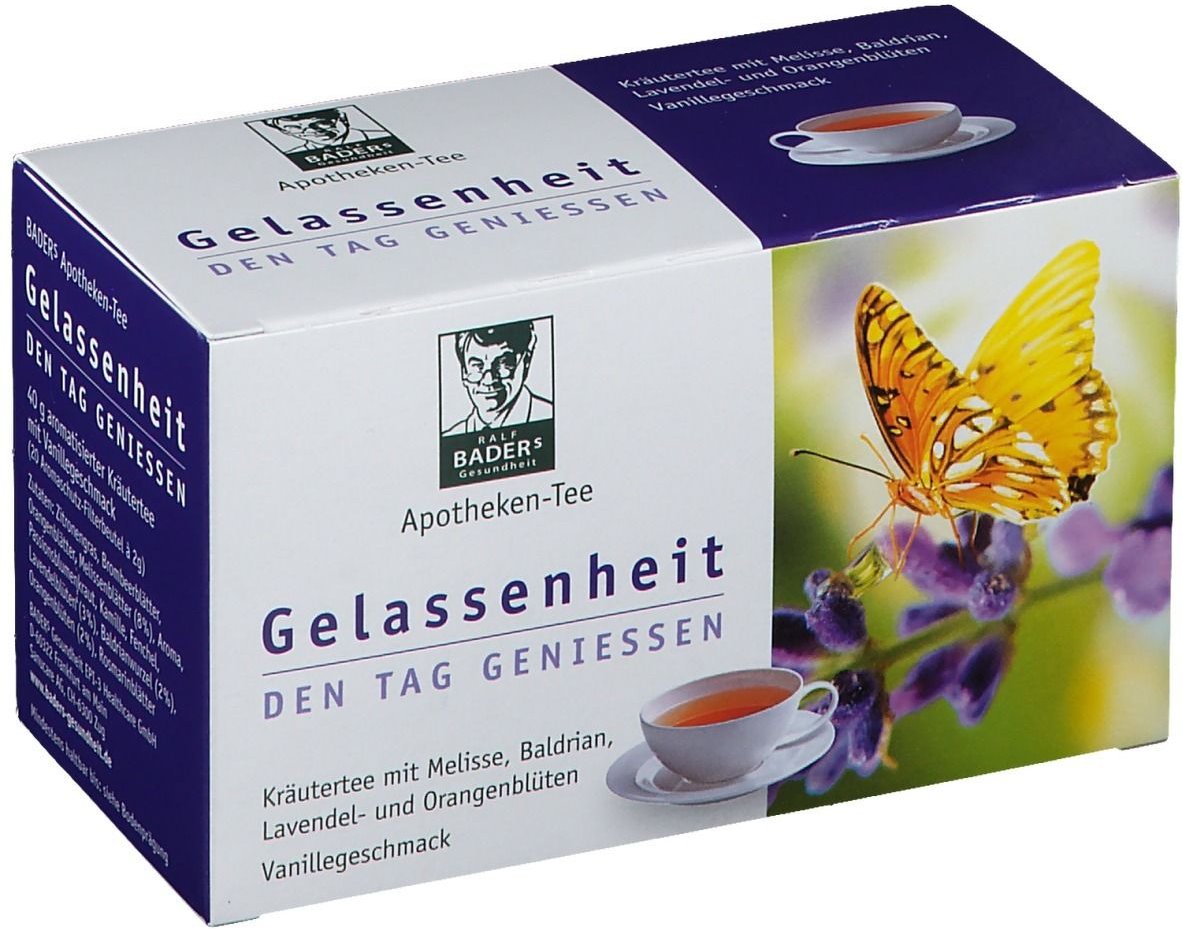Baders Apotheken Tee Gelassenheit Filterbeutel 20 St
