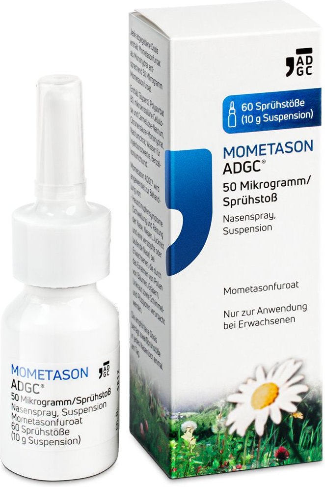 Mometason Adgc 50 µg/Sprühstoß Nasenspray 60 10 g
