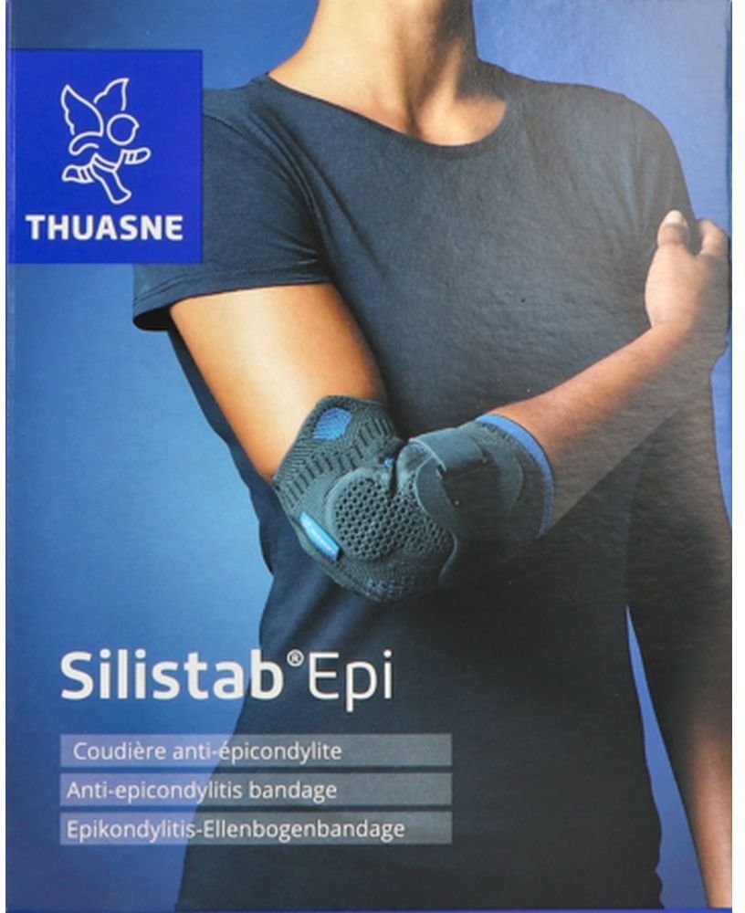 Silistab EPI Nouvelle Version - Coudière antiépicondylite avec sangle additionnelle amovib 1 St Bandage(s)