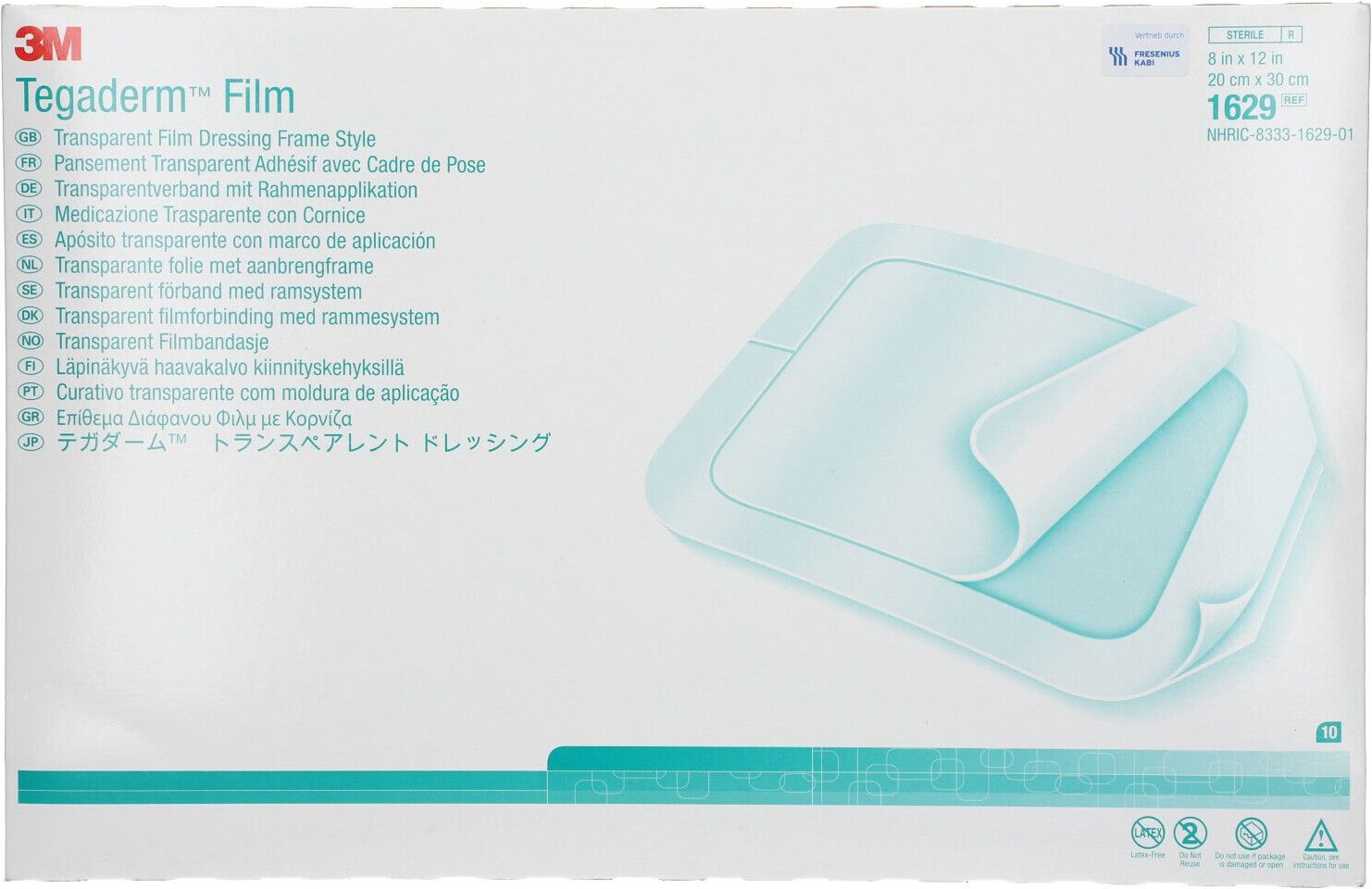 Tegaderm Film 20x30 cm 1629 10 St Pflaster