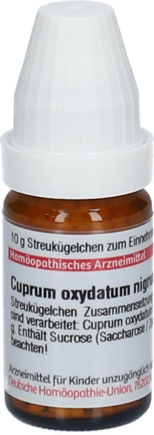 Cuprum Oxydatum nigrum D 10 Globuli g