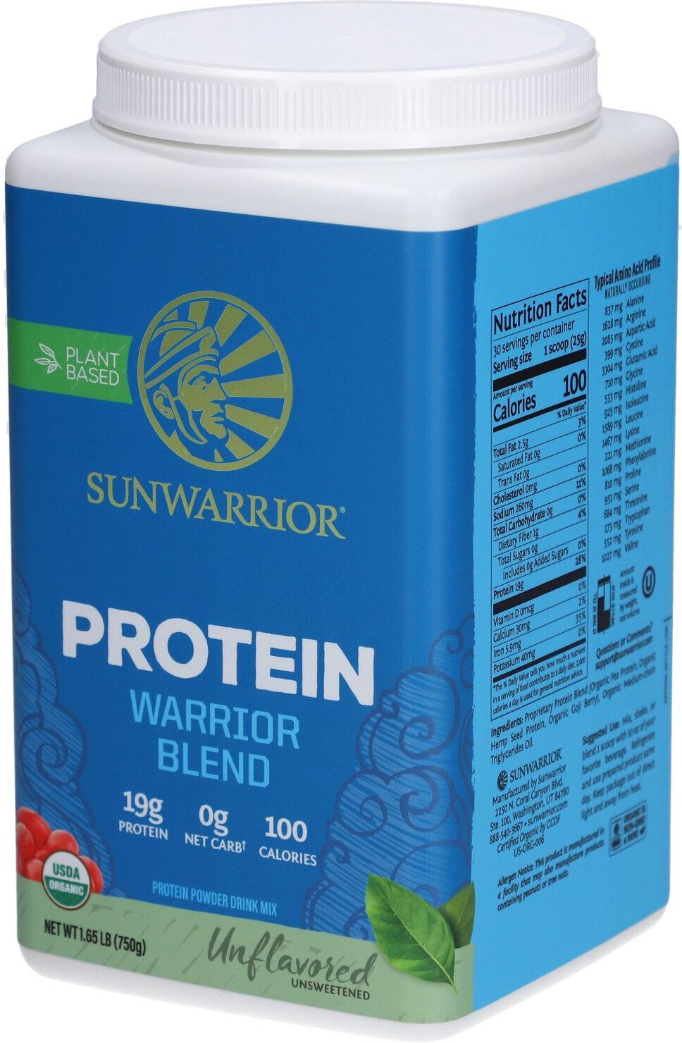 Warrior Blend Protein Unflavoured 750 g Pulver