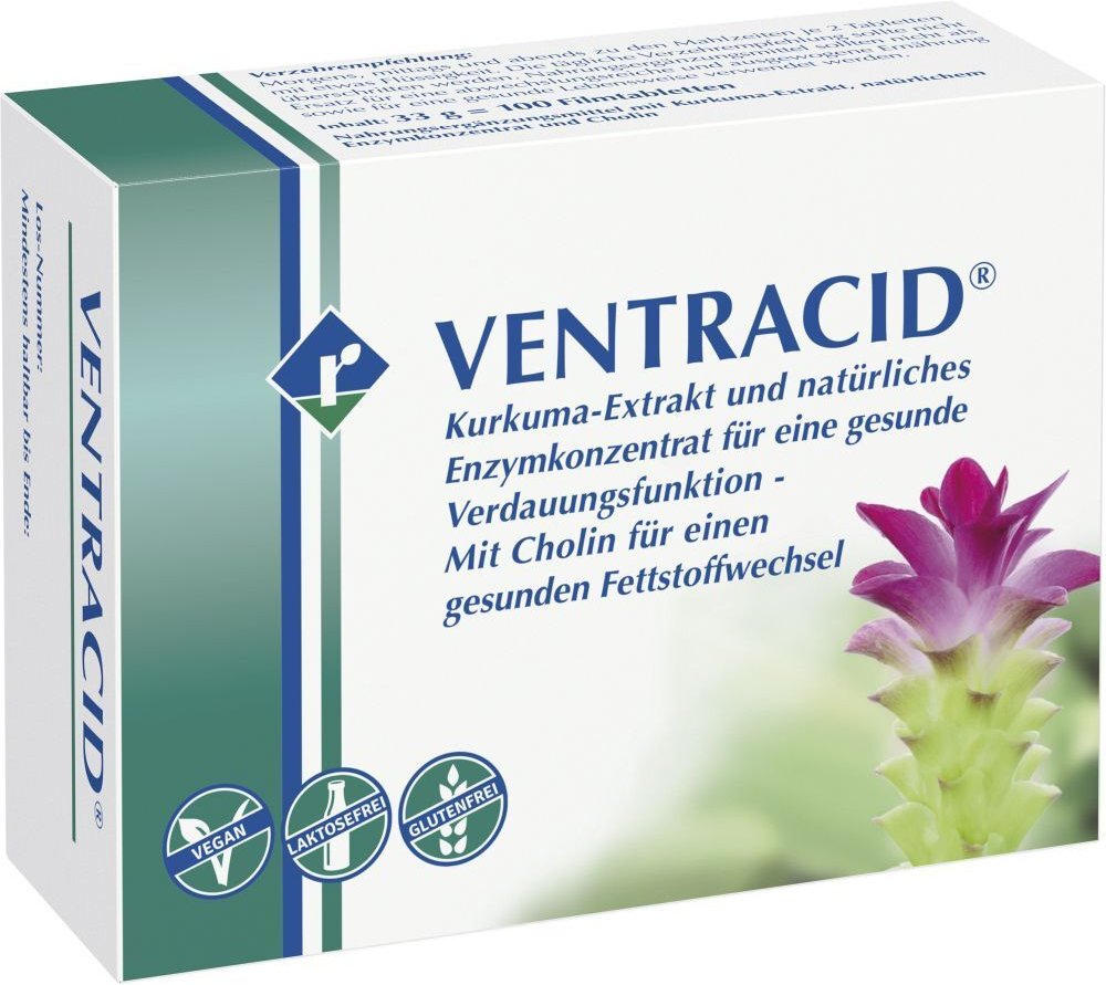 Ventracid Tabletten mit Kurkuma und Cholin