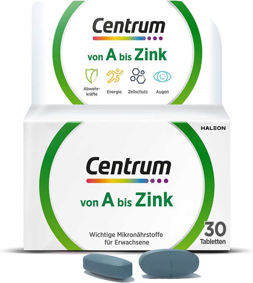 Centrum A-Zink Tabletten 30 St