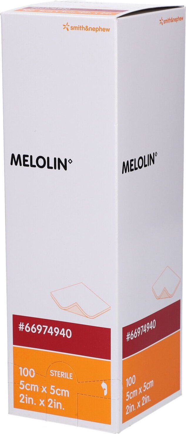 Melolin 5x5 cm Wundauflagen steril 100 St Verband