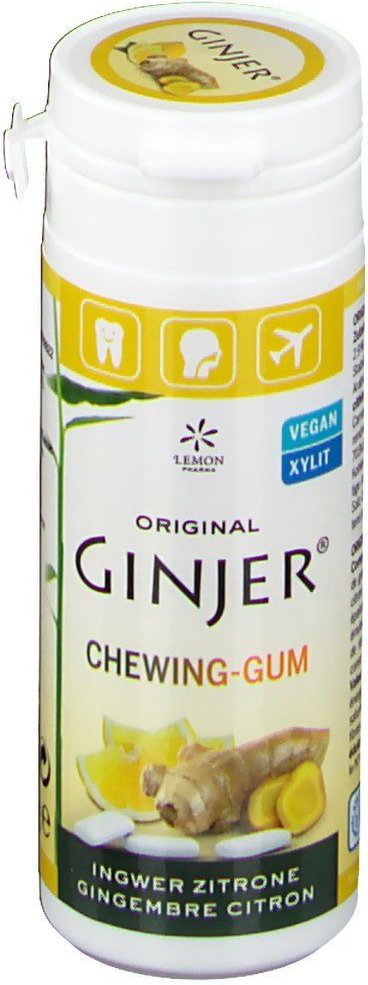 Ingwer Ginjer Kaugummi Zitrone