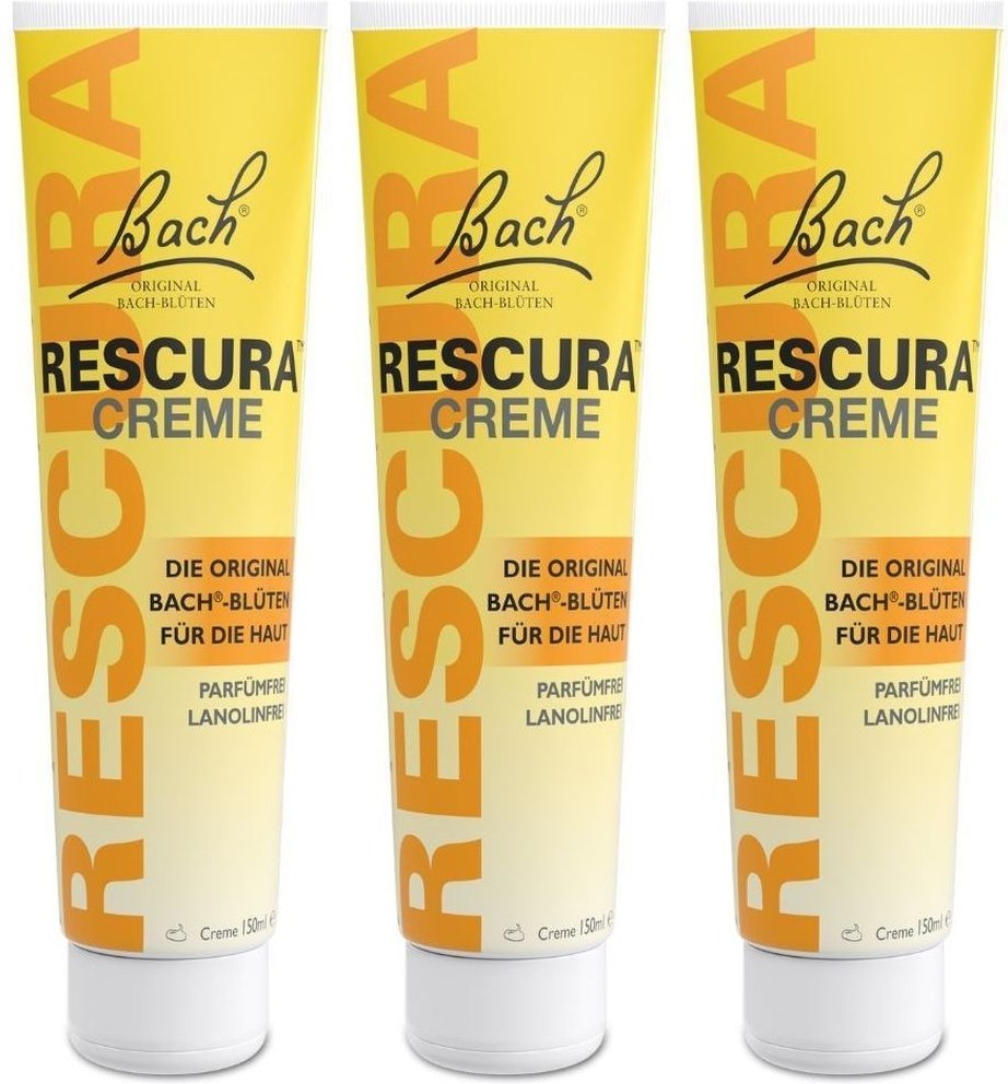 Bachblüten Original Rescura Creme 3x 3x150 ml