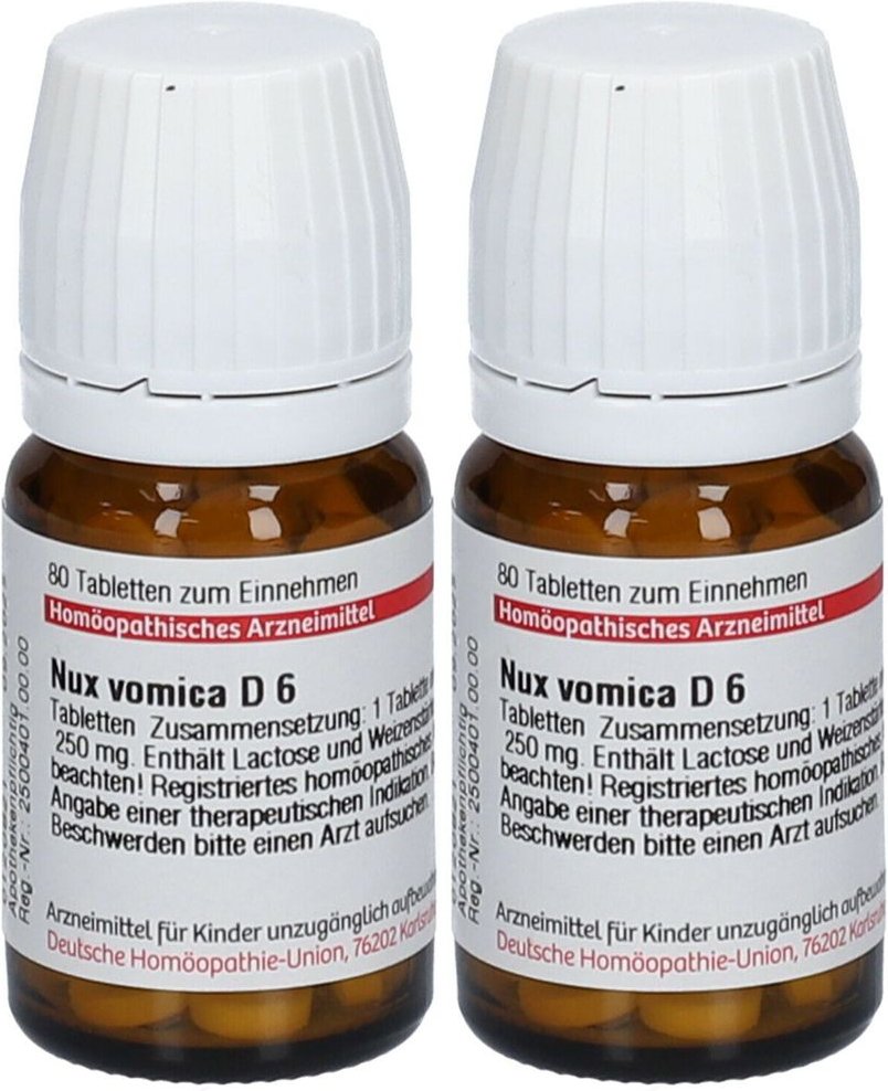 NUX Vomica D 6 Tabletten Doppelpack 2x80 St