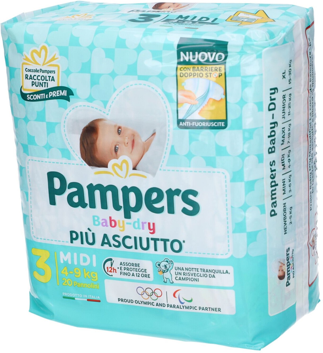 Pampers BD Downcount Midi 20Pz 20 St Windeln