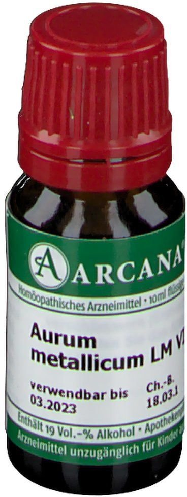 Aurum Metallicum LM 6 Dilution 10 ml