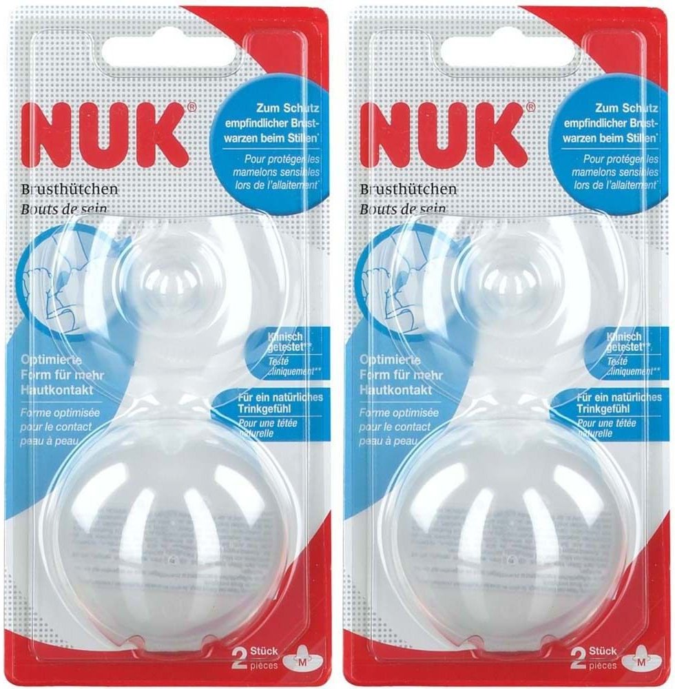 NUK Brusthuetchen M x2 2x2 St Brusthütchen, -hauben, -schalen