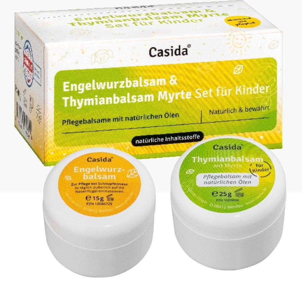 Engelwurzbalsam & Thymianbalsam m.Myrte Kinder Set 40 g Balsam
