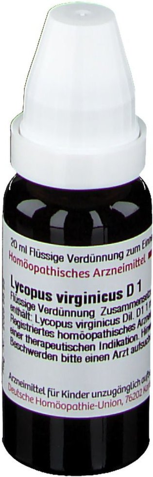 Thumbnail - DHU Lycopus virg. D 1 Dilution