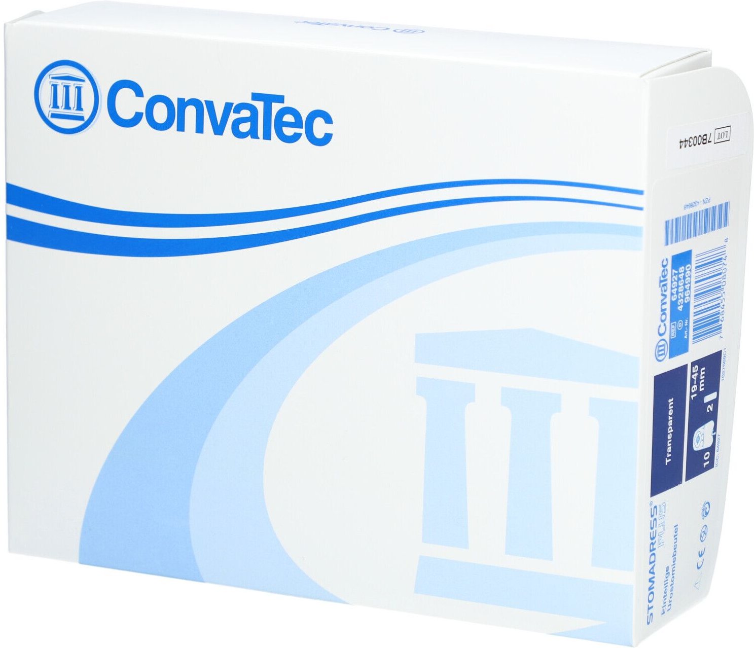 Stomadress Plus Uro.Beutel 1t.19-45mm transp. 10 St Beutel