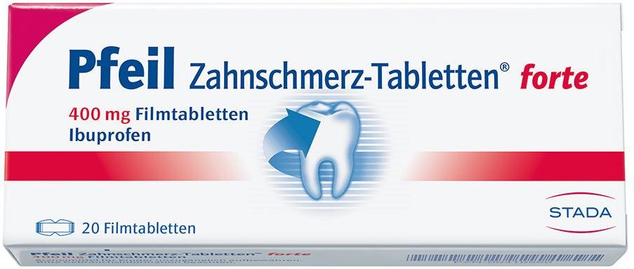 Pfeil Zahnschmerz-Tabletten forte Filmtabletten 20 St