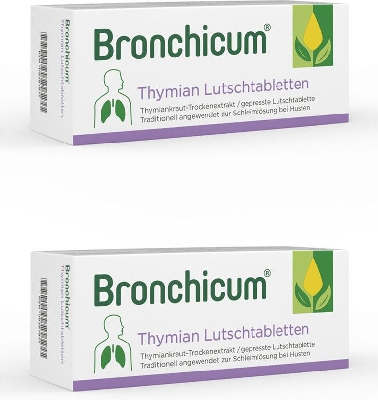 Bronchicum Thymian Lutschtabletten 2x 2x50 St